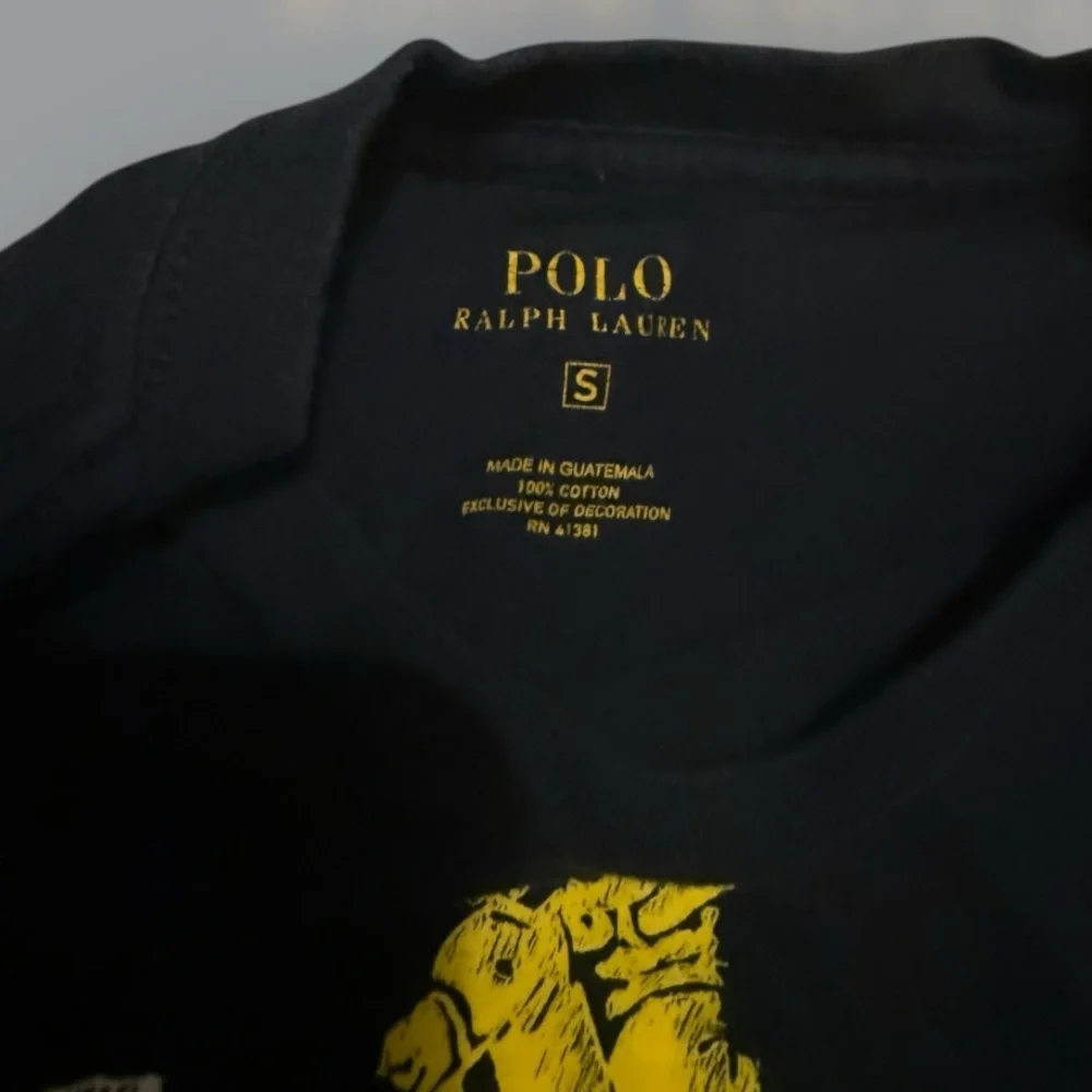 Polo by RL Navy Blue Kids Shirt with Yellow Logo - Picture 5 of 8